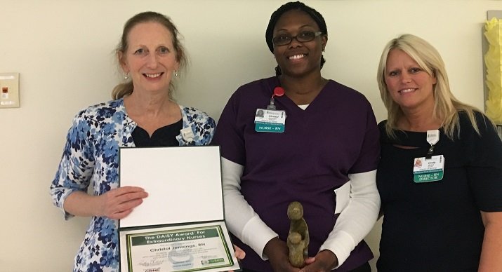 DAISY recipient Christol Jennings