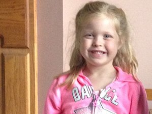 Crouse NICU graduate Lucy today, at five years.