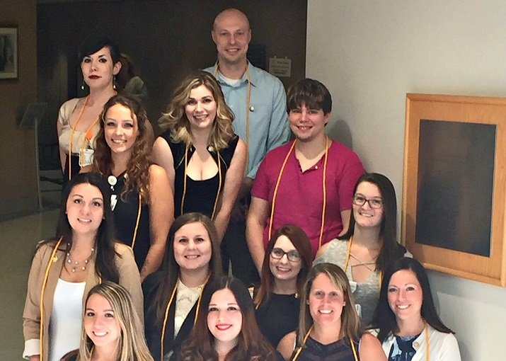 Alpha Delta Nu Nursing Honor Society Fall 2017 class