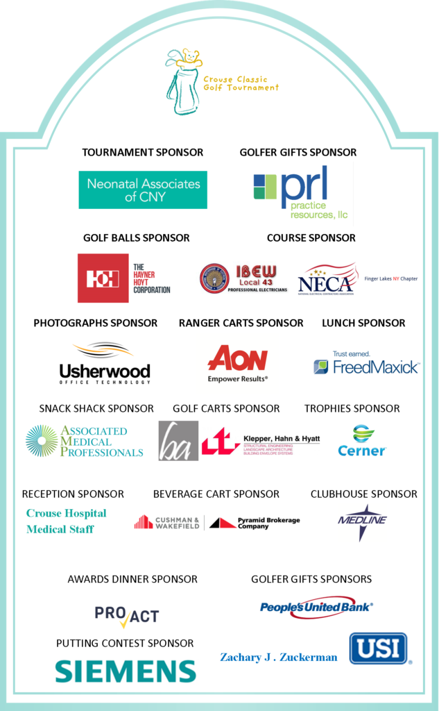 2019 Crouse Classic Sponsors