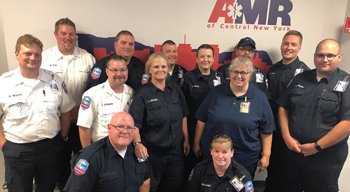 AMR team members recently completed the first class offering of the Critical Care Paramedic Transport Program.
