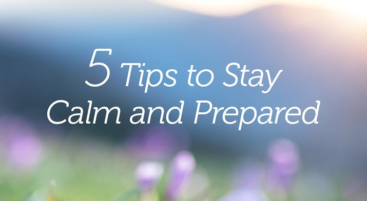 tips to stay prepared