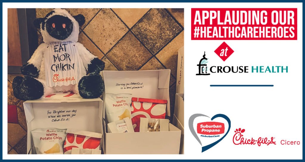 Suburban Propane & Chick-fil-A donation graphic