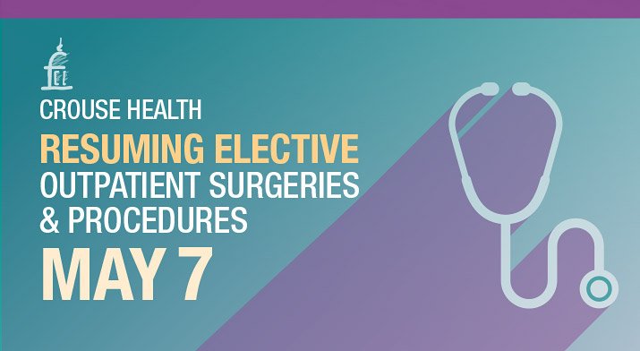 Crouse Has Resumed Outpatient Elective Surgeries And Procedures Crouse Health Crouse Has Resumed Outpatient Elective Surgeries And Procedures Crouse Health