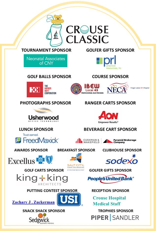 Crouse Classic Sponsors 2021