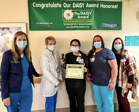 Amma Chanthabourny, RN, receives DAISY Award Dec. 6.